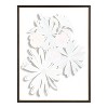 Kate and Laurel Blake Flowers on Glass 2 Whole Flowers Framed Printed Art by Jessi Raulet of Ettavee, 18x24, Gold - 4 of 4
