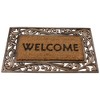 Northlight Natural Coir Welcome with Scroll Design Outdoor Doormat 18" x 30" - 4 of 4