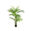 Artificial Palm Tree, Green Large Tropical Palm Faux Plant In Pot With Trunks And Realistic Leaves, Palm Tree For Indoor Outdoor Living Room - 2 of 4