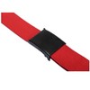 Unique Bargains Neutral Canvas No Holes Slide Buckle Adjustable Waist Belt 1 Pc - 2 of 4