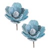 Beaded Magnolia Flower Stem (Set of 2) - 3 of 3