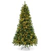 Costway 6FT/7FT/8FT Artificial Xmas Tree with 821/1188/1498 PVC Branch Tips 560/700/880 Warm White LED Lights - 2 of 4