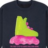Men's - Barbie - Rollerblading Barbie the Movie Graphic Fleece Sweatshirt - 2 of 4