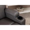 Hybition Large Power Lift Recliner Chair Sofa with Massage and Heat  , 3 Positions, Cup Holders, and USB Ports, Faux Leather - 4 of 4