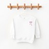 The Juniper Shop Embroidered Thin Bow Toddler Graphic Sweatshirt - 2 of 3