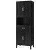 NicBex Tall Bathroom Storage Cabinet,70.9" High Floor Cabinets with 2 Cabinets and Drawer,Bathroom Storage Cabinet for Bathroom - 4 of 4