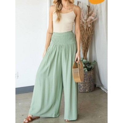 Women's LE’MERE SAGE CURVY PALAZZO - Heyson