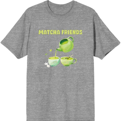 Matcha Friends Matcha Tea Adult Crew Neck Short Sleeve Tee : Target