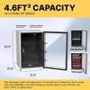 Husky 4.6 Cu.Ft Premium Freestanding Glass Door Beverage Cooler & Mini Fridge - 2 of 4