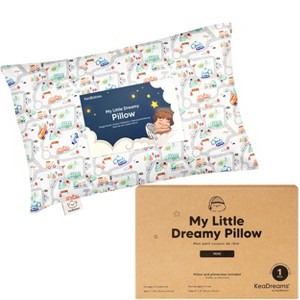 KeaBabies Mini Toddler Pillow with Pillowcase, 9x13 Small Pillow for Toddler, Soft Kids Pillow for Sleeping, Travel, Age 2-4 - 1 of 4