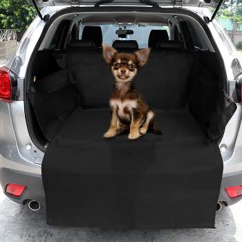 Unique Bargains Dog Rear Waterproof Non-slip Protector for Car Oxford Seat Covers Black