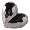 Creative Abstract Ceramic Heart Sculpture, Room, Office Decor or Gift - 2 of 4