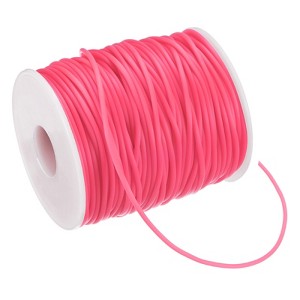 Unique Bargains Hollow Pipe Tubing Rubber Cord Silicone Stretchy Durable Elastic Beading Cord 1 Pc - 1 of 4