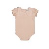 Nicole Miller Baby Girls Short Sleeve Cotton Bodysuit, 3 Pack - 2 of 2