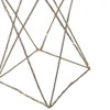 Northlight LED Lighted Glittered Wire Geometric Christmas Cone Tree - 32" - Warm White Lights - 3 of 4