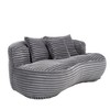 Kumasinova Large Bean Bag Chairs for Adults and Kids,Lazy Sofa with 3 Pillows,Corduroy High Back Lounge Chair Indoor,Living Room Furniture - 2 of 4