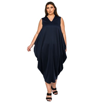 L I V D Women's Clover Sleeveless Bubble Hem Dress
