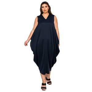 L I V D Women's Clover Sleeveless Bubble Hem Dress - 1 of 3