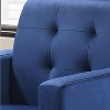 HOMLUX 27.5"W Velvet Accent Arm Chair with Tufting - 3 of 4