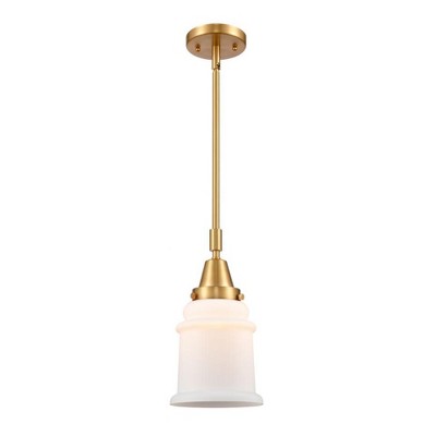 Canton - 1 Light Stem Hung Mini Pendant In Industrial Style-11.13 Inches Tall and 6.5 Inches Wide
