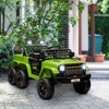 Qaba 12V 4x4 Kids Electric Car, 2WD/4WD Switchable Kids Ride on Car with Parent Remote Control, Spring Suspension System, Back Trailer - 2 of 4