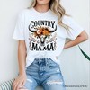 Country Mama Floral Buffalo Skull Vintage T-Shirt, Western Natural and White Women’s Tee| OrnamentallyYou - 4 of 4