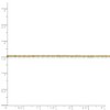 Black Bow Jewelry 1.1mm, 10k Yellow Gold, Singapore Chain Anklet or Bracelet - 4 of 4