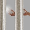 Kumasinova Jacquard Damask Curtain Panel,Blackout Curtains with Foam Backing,Silver Grommet Top,Window Curtains for Living Room - 3 of 4