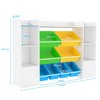 Kids Toy Storage Organizer with 8 Removable Toy Bins, 4-Tier Toy Organizers Kid Bookshelf ,Toy Storage for Study Room - 3 of 4