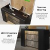 Tribesigns 63 Inches LED Lights Reception Desk - 4 of 4