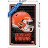 Trends International NFL Cleveland Browns - Neon Helmet 24 Framed Wall Poster Prints - 3 of 4