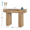47" Farmhouse Console Table with Drawer - Long Slim Sofa Table for Behind Couch, Narrow Entrance & Foyer Accent Table for Hallway,Living Room - 2 of 4