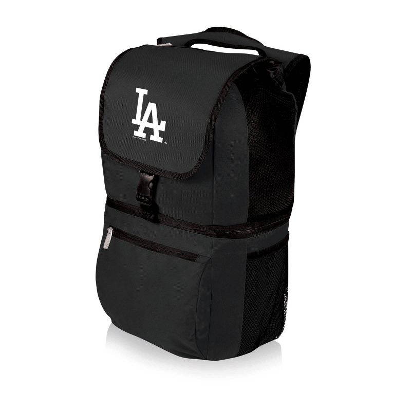 MLB Los Angeles Dodgers Zuma Backpack Cooler - Black, 1 of 4