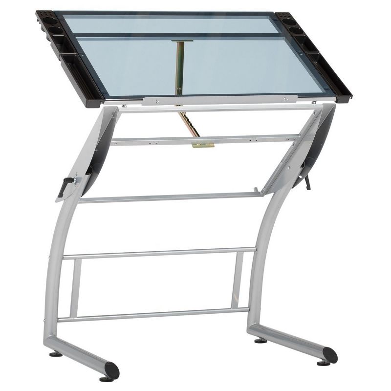 Triflex Drawing Table Soft Silver - Studio Designs, 1 of 10