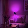 YANSUN 2-Pack 1W Plug-in Light-Controlled Night Light, Black, Purple Light with White PC Shade, 0%-100% Dimming - 3 of 4