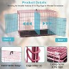 BestMassage 24/30/36/42/48 Inch Dog Crate Dog Cage Dog Kennel with Double Door Removable Tray & Handle Indoor Outdoor Pet Crate - 3 of 4