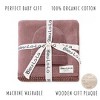 Bleu La La Luxe Collection 100% Organic Luxury Knit Baby Blanket + Hat Set - 3 of 4