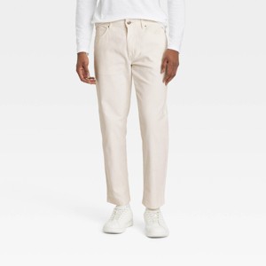 Houston White Adult Corduroy 5-Pocket Straight Chino Pants - White - 1 of 3