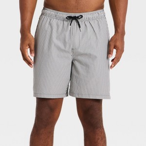 Men's 7'' Swim Trunks with Boxer Brief Liner - Goodfellow & Co™ - 1 of 3