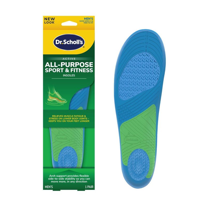 Dr. Scholl&#39;s All-Purpose Sport &#38; Fitness Men&#39;s Trim to Fit Comfort Insoles - 1pair - Size (8-14), 1 of 13