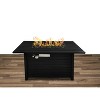 24" H x 54" W Steel Outdoor Fire Pit Table with Lid - 4 of 4