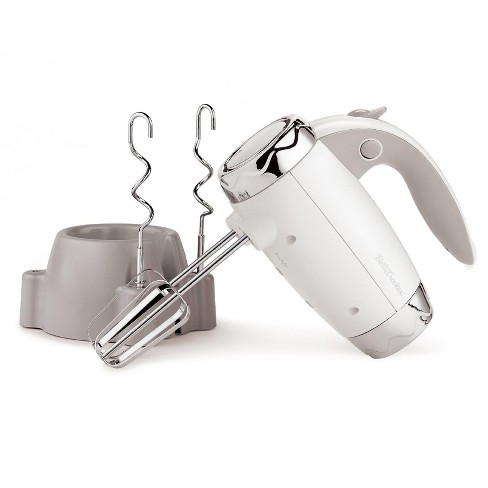 Hamilton Beach 6-Speed White Hand Mixer with Easy Clean Beaters