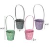 Wickerwise Set of 4 Decorative Baskets in Assorted Colors - Perfect for Easter, Trick or Treat, Flower Girl, Parties, and More - 4 of 4