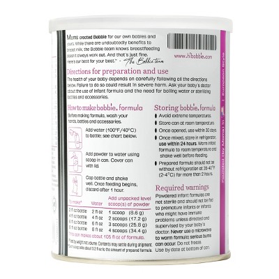 Bobbie Gentle Powder Infant Formula - 14.1oz