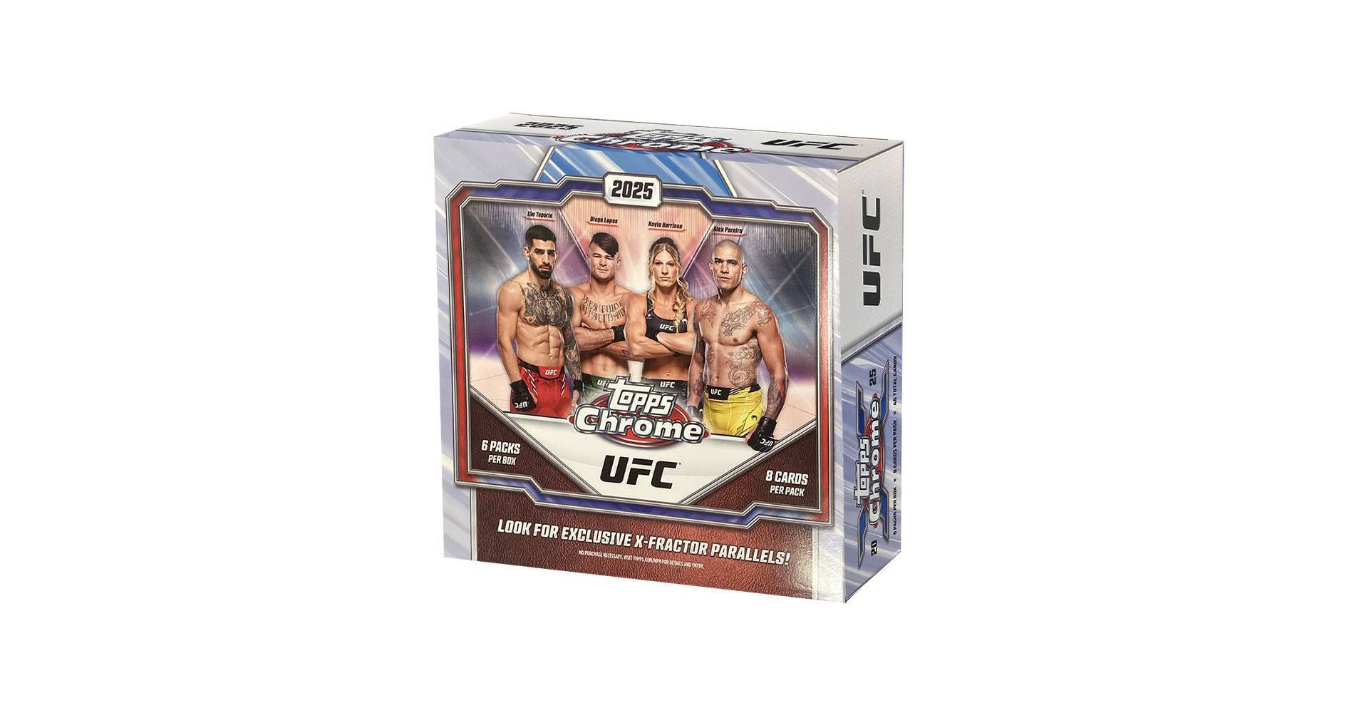 2025 Topps Chrome UFC Trading Card Mega Box
