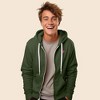 Dalix Donut Embroidered Hoodie Fleece Sweatshirt Zip Front Mens - 3 of 4