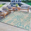 Reyn Spooner 5'2"x7' Kona Coast Kamea Flatweave Rug: Weather-Resistant, Tropical Design - 4 of 4