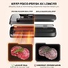 Aoibox 95KPA Commercial Vacuum Sealer Machine, Fully Automatic Food Sealer with Built-in Cutter for Sous Vide, Meal Prep - Includes Bags - 3 of 4