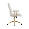 Racxily Office Chair, Modern Height Adjustable Desk Chair with Padded Arms - 4 of 4