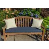 Casual Cushion Solid Sunbrella Fabric 1-Piece Indoor/Outdoor Square Throw Pillow - 2 of 4